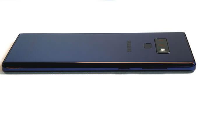 Imagen lateral del Samsung Galaxy Note9
