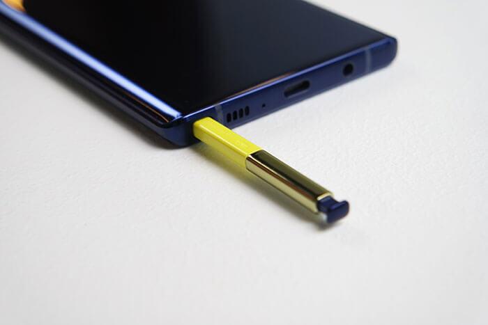 Uso del S pen en el Samsung Galaxy Note9