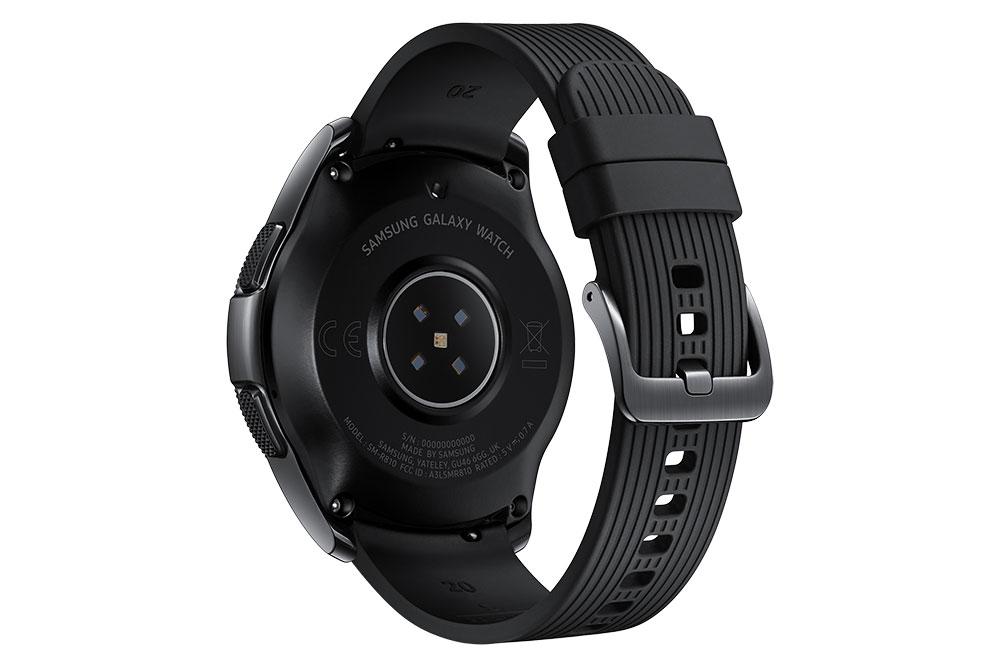 Samsung Galaxy Watch negro imagen tarsera