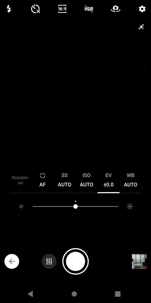 Modo Pro de la cámara del Sony Xperia XZ3
