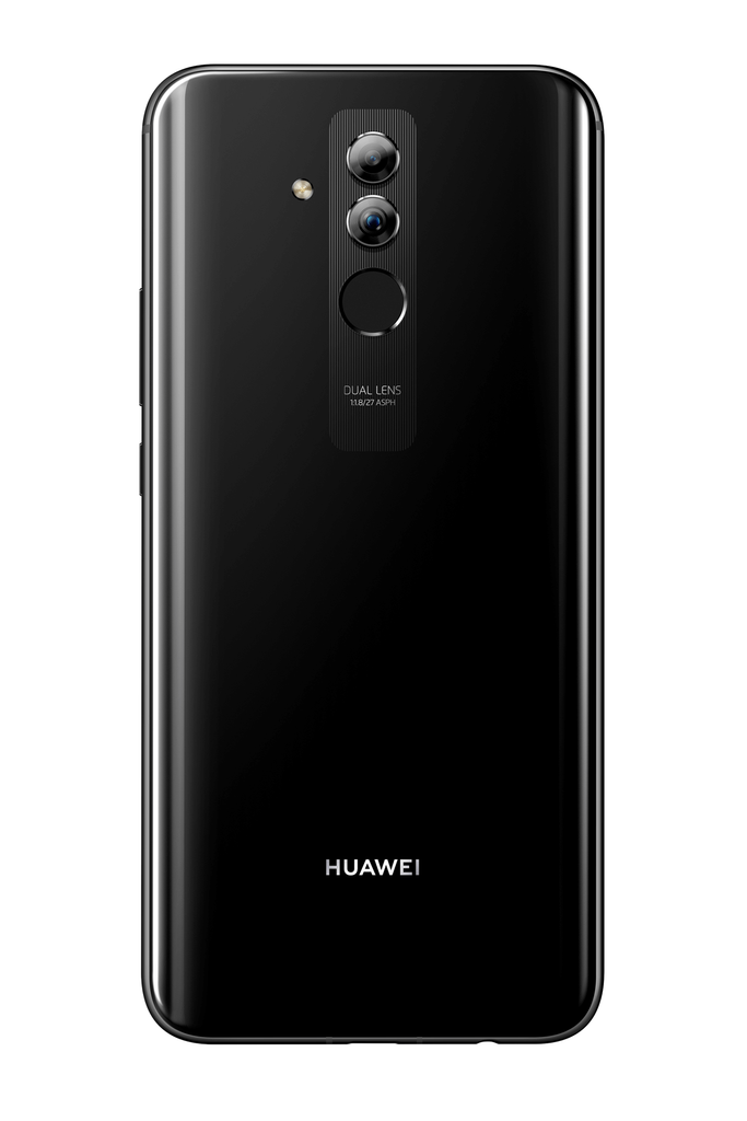 Trasera del Huawei Mate 20 Lite de color negro