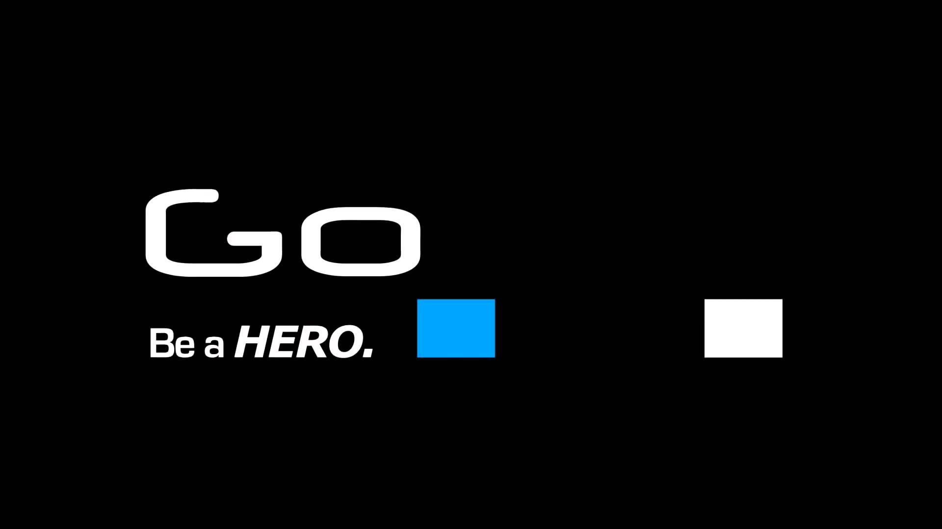 Logotipo de GoPro con fondo negro