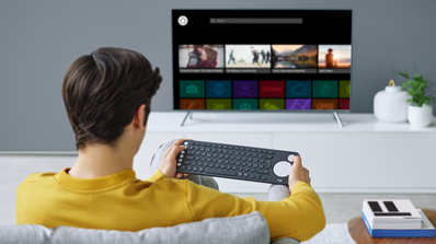 Uso del teclado Logitech K600 Keyboard