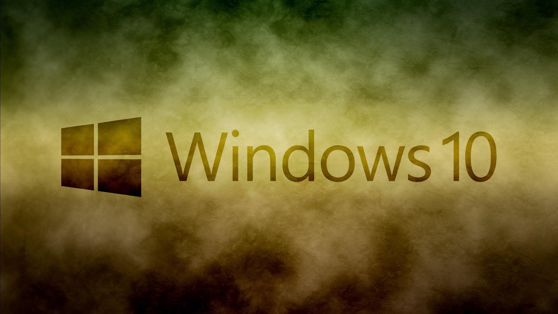 Logotipo de Windows 10 con fondo oscuro