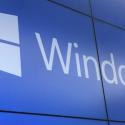 Logotipo de Windows 10 con fondo azul