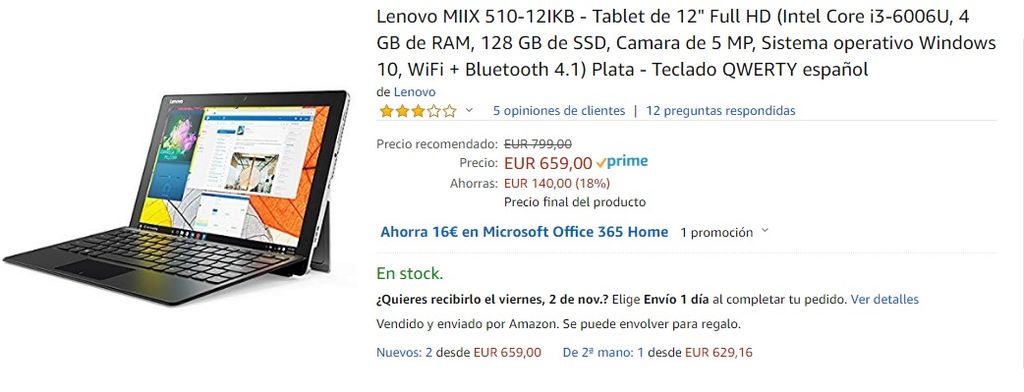 Lenovo MIIX 510