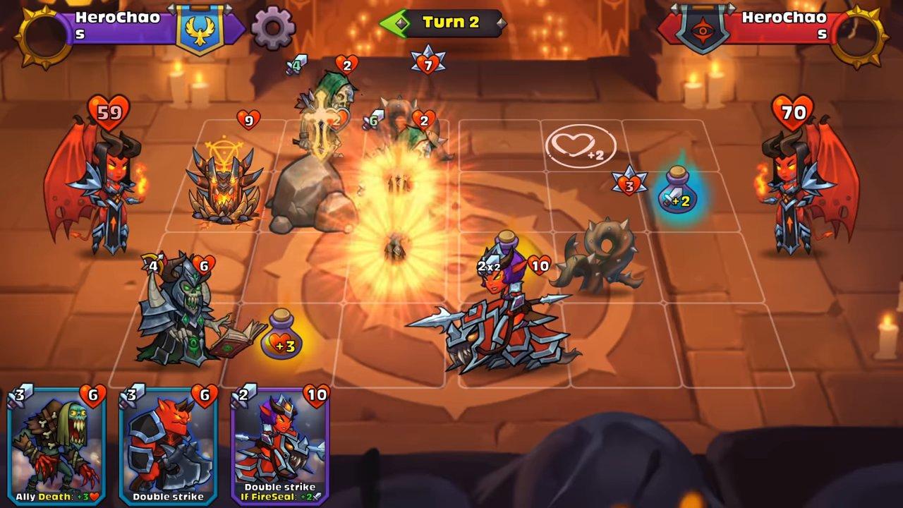 Juego Android Heroes of Magic: Card Battle RPG