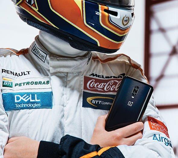 Uso del teléfono OnePlus 6T McLaren Edition