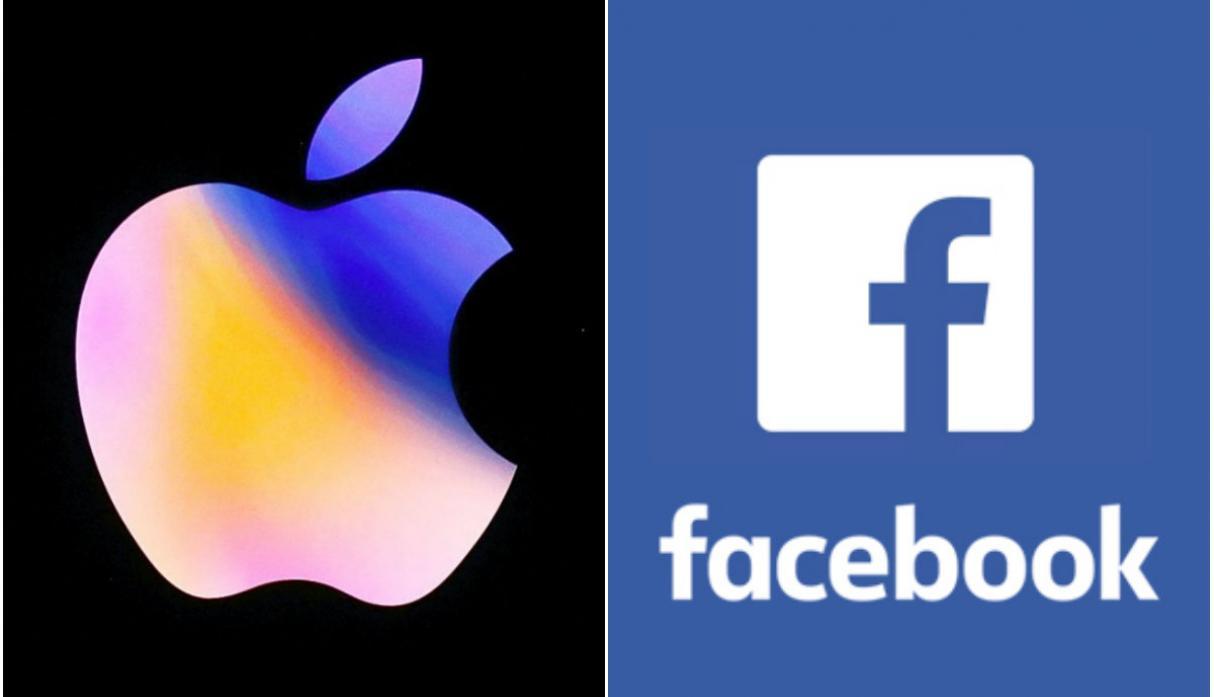 Logo de Apple y Facebook