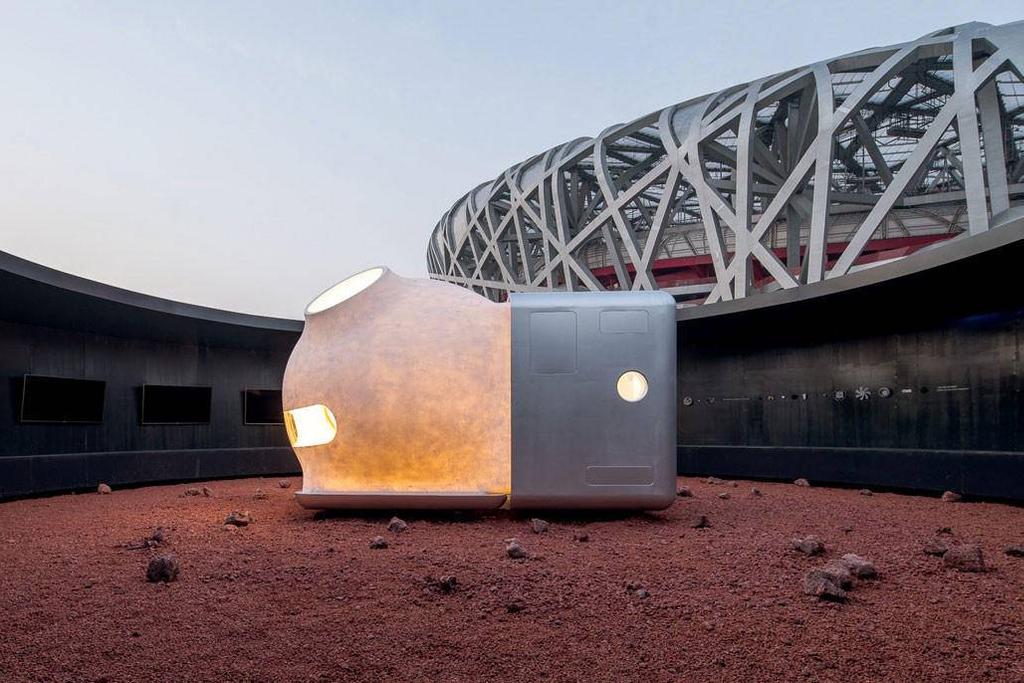Exterior de la casa de Xiaomi para Marte