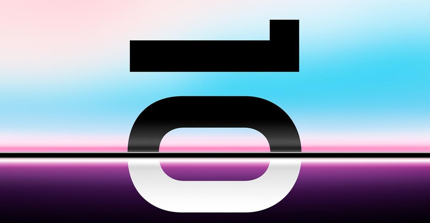 Logo de presentación del Samsung Galaxy S10