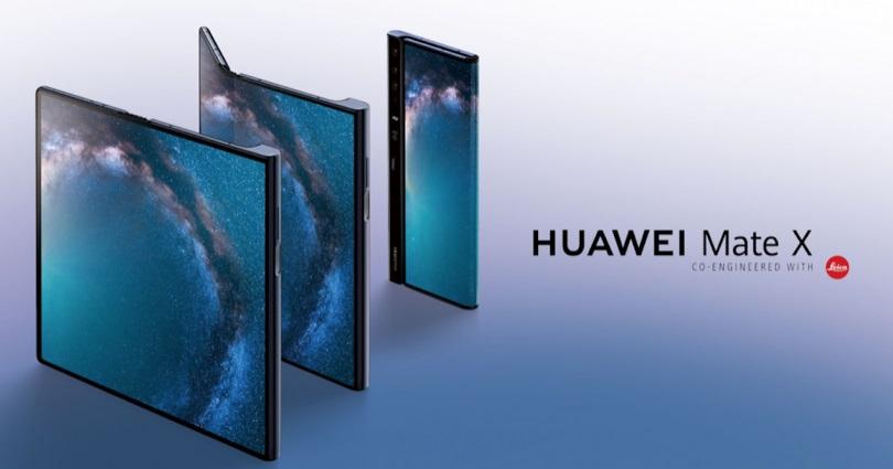 Diseño del Huawei Mate X