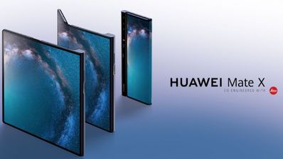 Diseño del Huawei Mate X