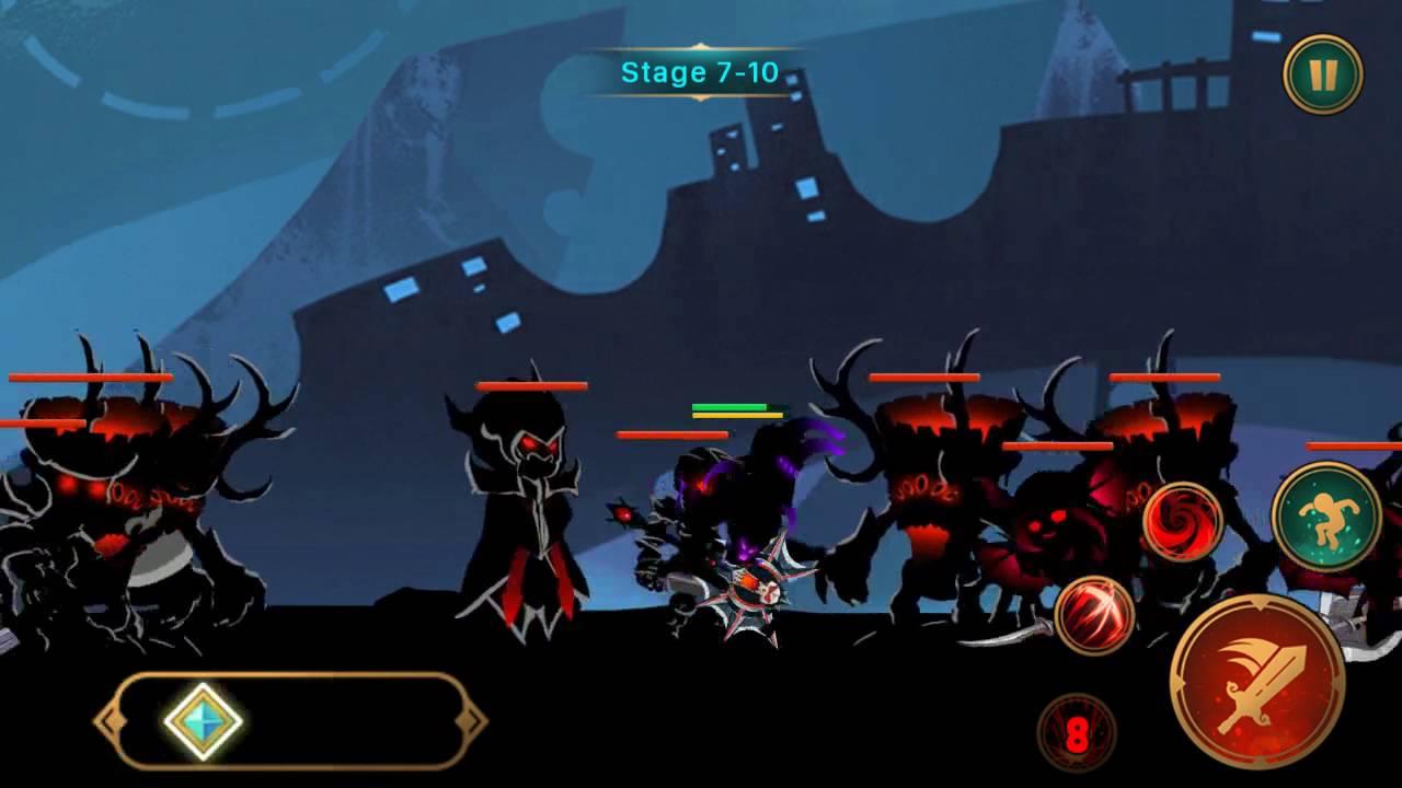 Juego Demon Warrior - Stickman Shadow Action RPG Offline