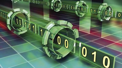 Datos ceros y unos transferencia