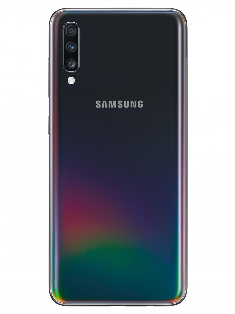 Samsung Galaxy A70 de color negro