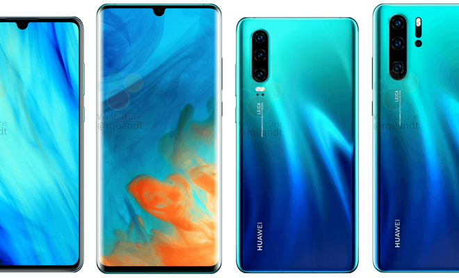 Diseño del Huawei P30 y Huawei P30 Pro