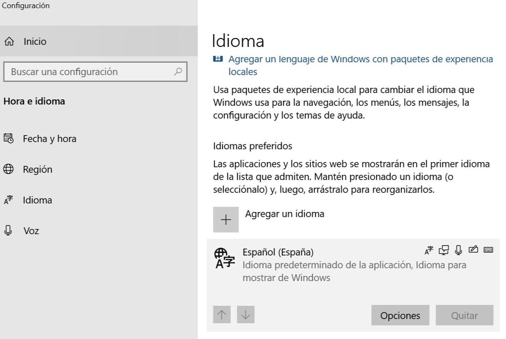 Cómo Configurar Teclado En Windows 10 Para Cambiar El Idioma 4027