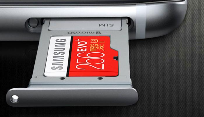 Uso de tarjeta mciroSD de Samsung