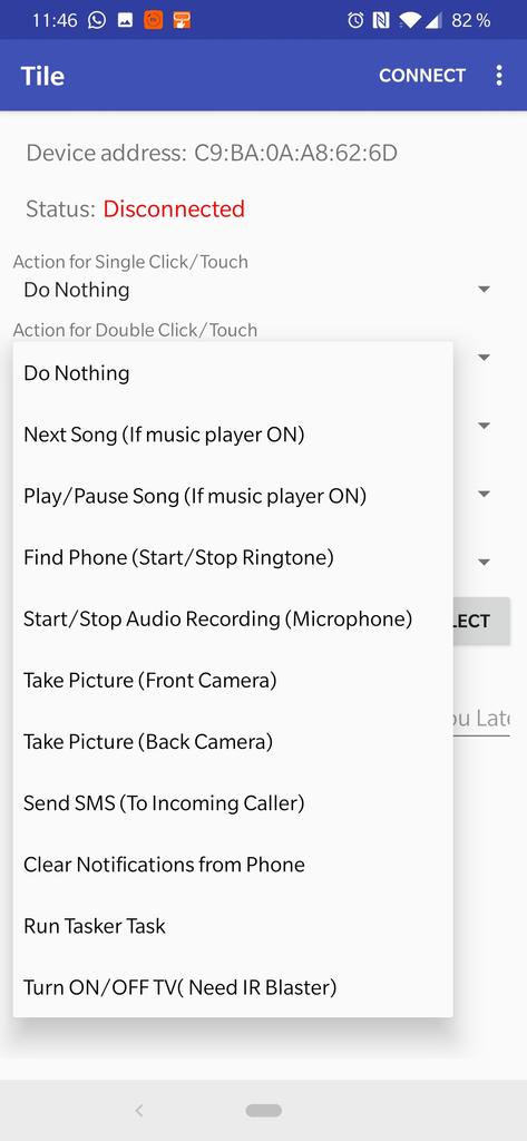 Opciones Xiaomi Mi Band 3 en app
