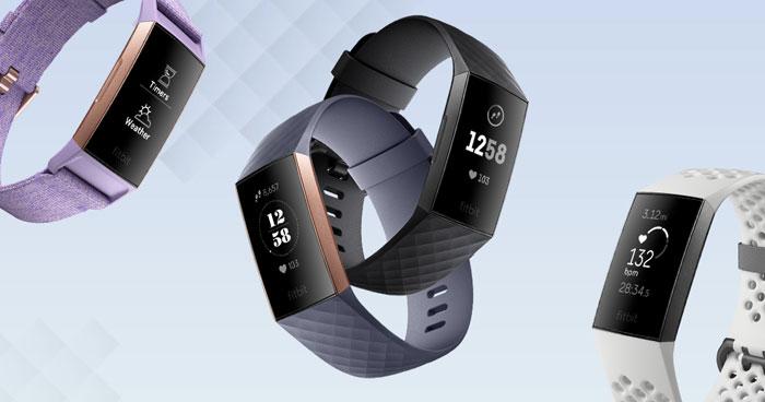 Diseño de la bandă inteligentă Fitbit Charge 3