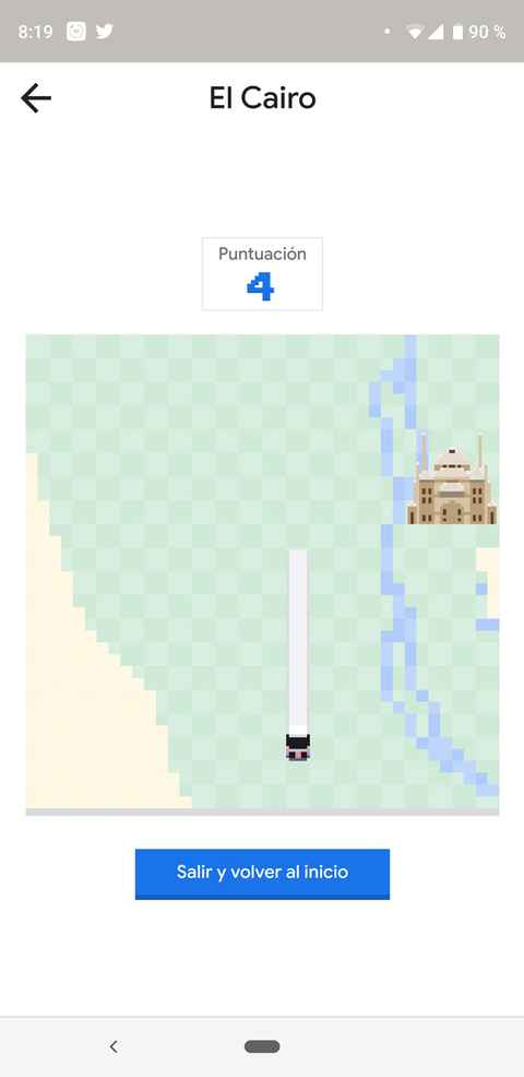 Cómo acceder al juego oculto Snake en la aplicación Google Maps