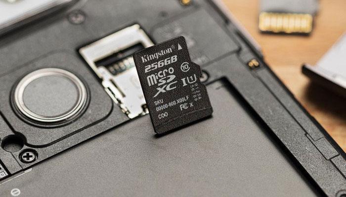 Uso de tarjeta microSD de kingston