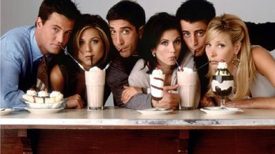Imagen de los protagonistas de serie Friends