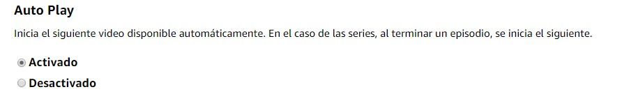Auto Play En Amazon Prime Video