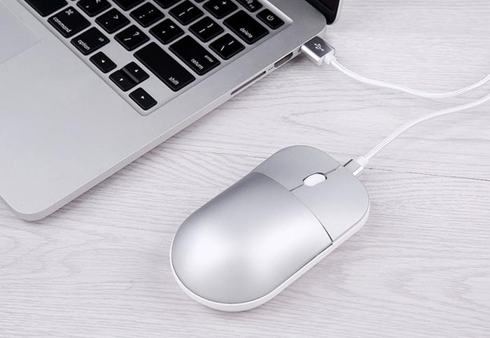 Uso cable USB con el ratón Warm Mouse