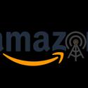 Logotipo de Amazon con fondo negro