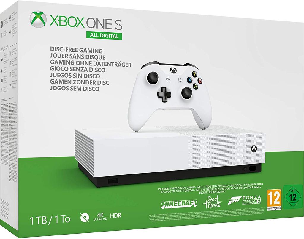 Consola Microsoft Xbox One S All Digital
