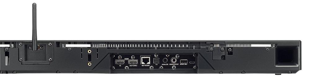 Conexiones de la barra de sonido Yamaha YSP 1600