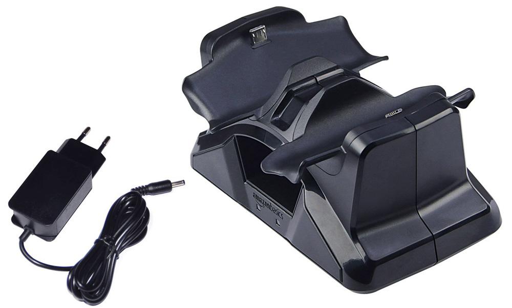 Estare de încărcare PlayStation 4 DualShock 4 de culoare negru