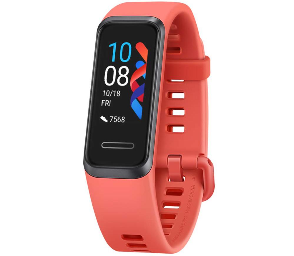 Smartband Huawei Band 4 de color rojo
