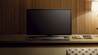 Barra de sonido Yamaha YSP 1600 en uso