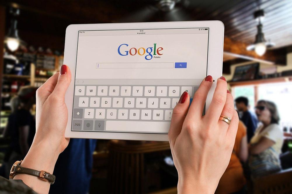 Uso de tablets con navegador Google