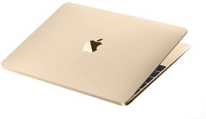 Portátil Apple MacBook color oro cerrado