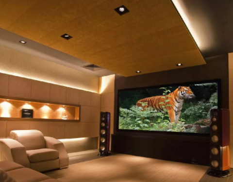 Cómo elegir el tipo de pantalla para tu cine en casa? - Áreas Inteligentes