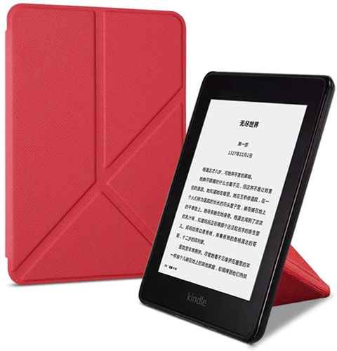 Funda con Tapa Función Inteligente para  Kindle Paperwhite G.10 2020  Roja