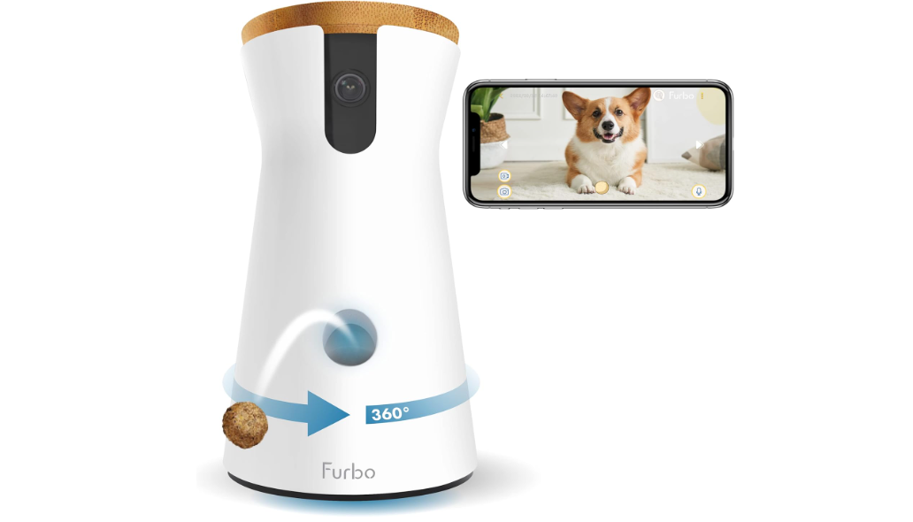 WiFi inalámbrico Cámara para mascotas para bebés AI Inteligente HD Vista  nocturna Dispositivo de vigilancia de animales Enchufe de EE. UU.  Guardurnaity AF000017-00B