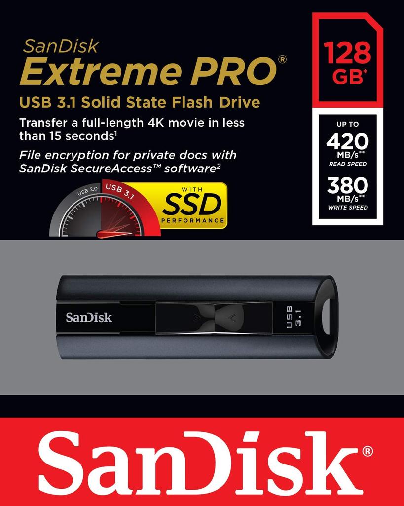SanDisk Extreme Pro de 128 GB