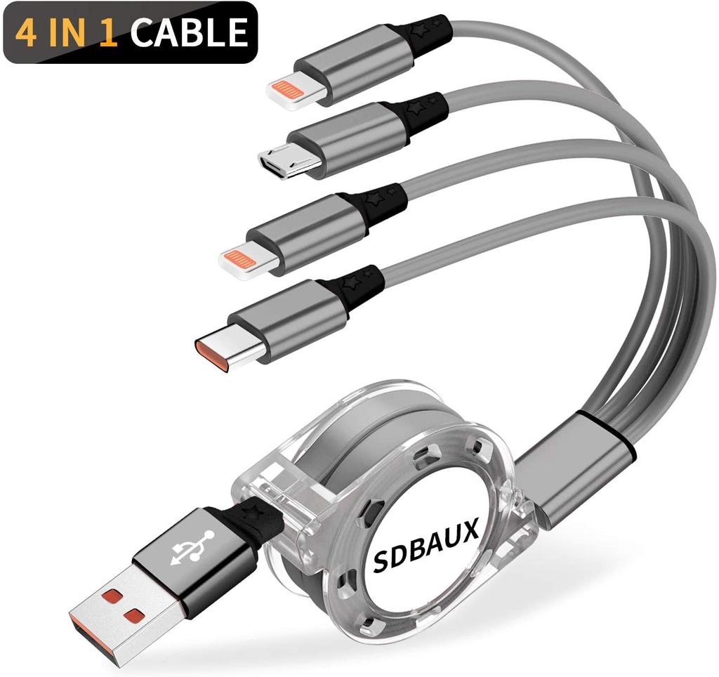 Cable multifunción SDBAUX 4 en 1 