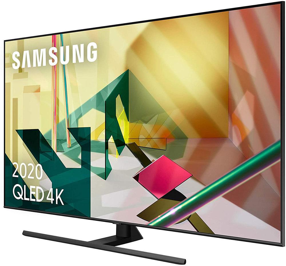 Imagen lateral de la Smart TV Samsung QLED 4K 2020 65Q70T