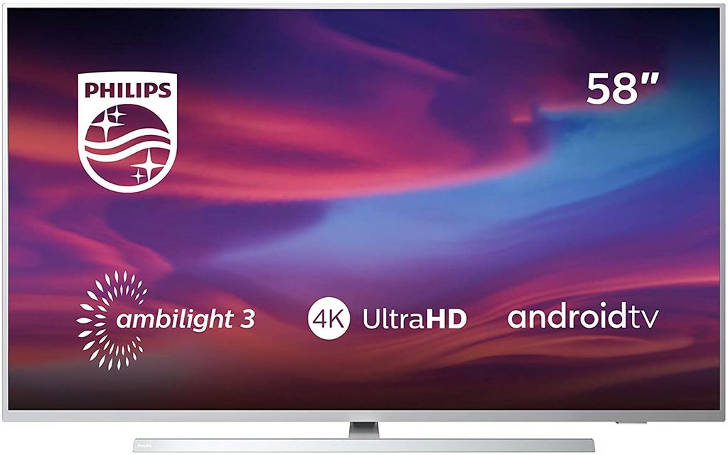 Imagen frontal del la Smart TV Philips 55PUS6704