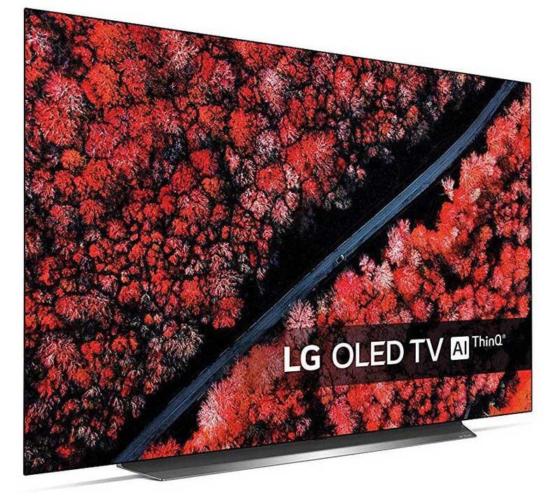 Side view of LG OLED55C9PLA Smart TV