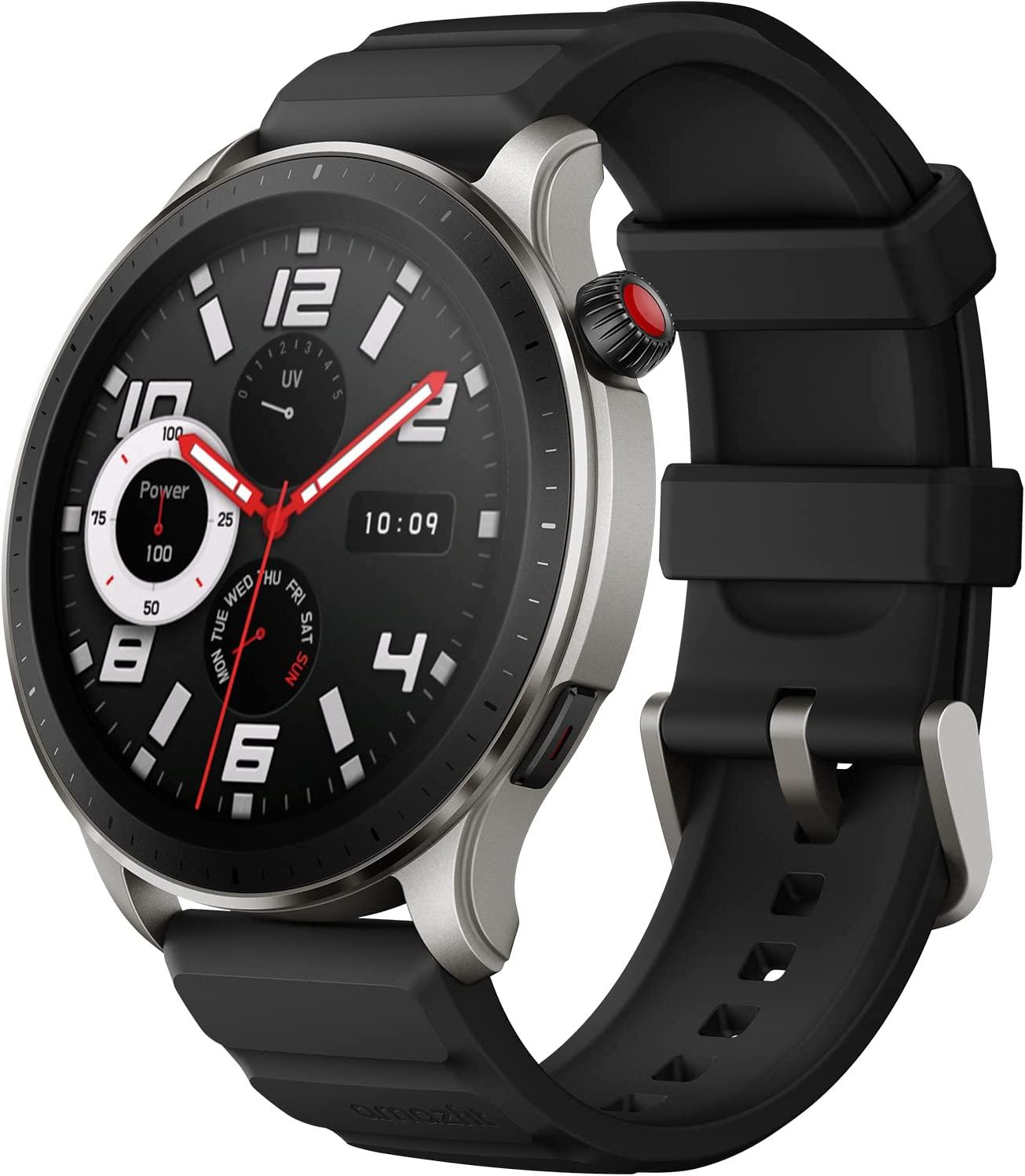  Amazfit Bip 5 - Reloj inteligente con pantalla ultra grande,  llamadas Bluetooth, Alexa integrado, seguimiento GPS, batería de 10 días,  rastreador de salud con frecuencia cardíaca, monitoreo de oxígeno :  Celulares y Accesorios