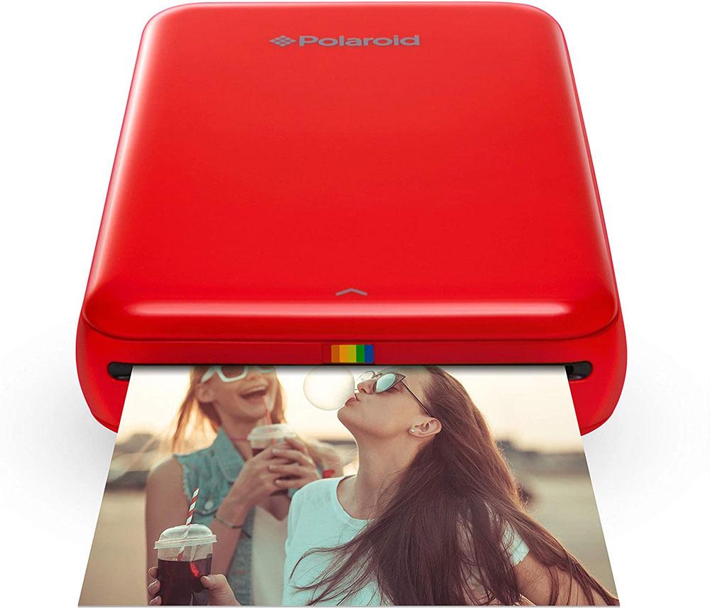 Diseño de la impresora Polaroid Zip roja