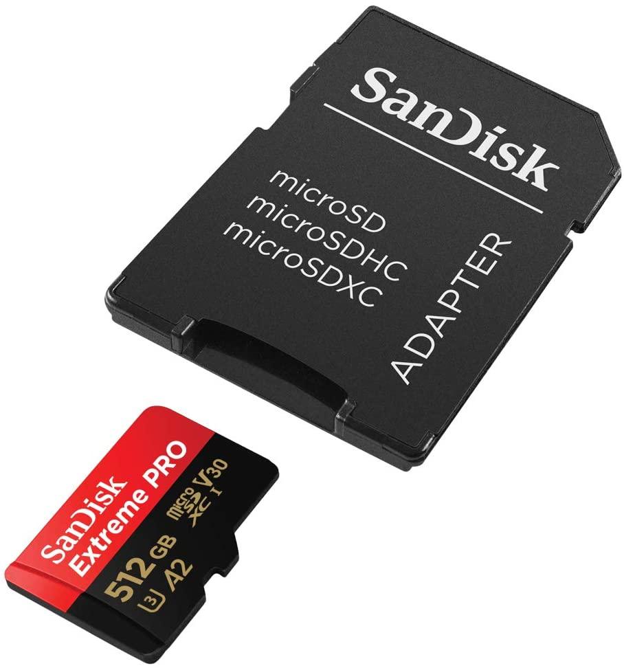 Tarjeta de Memoria Micro SD SDXC de 512 GB/1024 GB de Alta Velocidad con Adaptador Micro SD tabletas y Otros Dispositivos compatibles con Tarjeta Micro SD 512 GB diseñada para Smartphones Android 