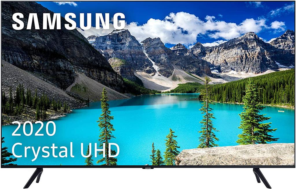 Smart TV Samsung Crystal UHD por delante